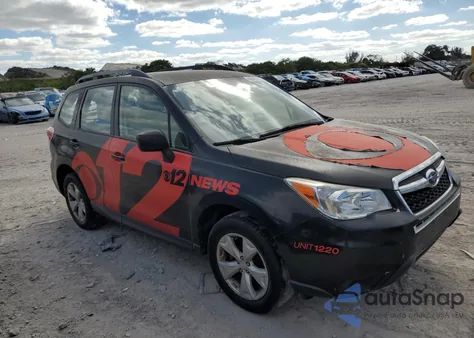 2016 Subaru Forester 2.5I from USA, damaged, VIN JF2SJABC9GH540723